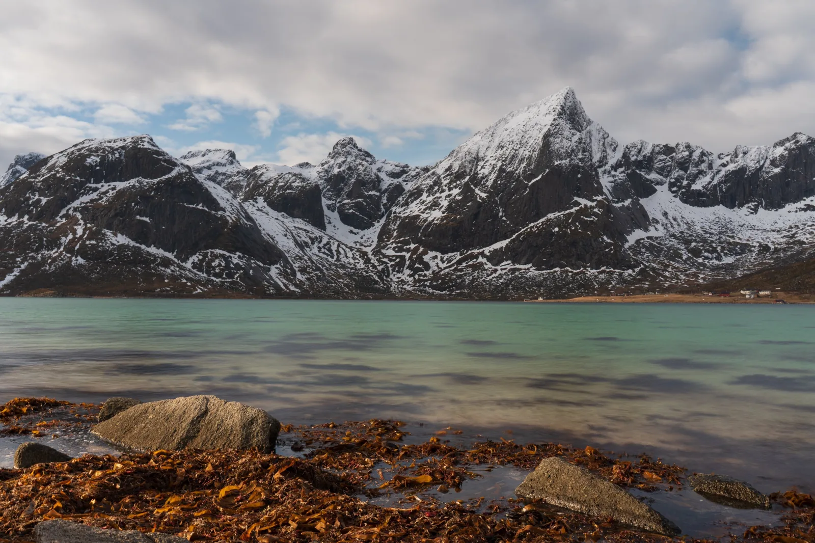 Fjord Peak — Arctic Reflection, fine art photography print