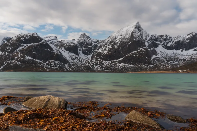 Fjord Peak — Arctic Reflection, fine art print