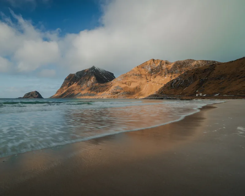 Lofoten Shoreline — Unstad Beach, fine art print