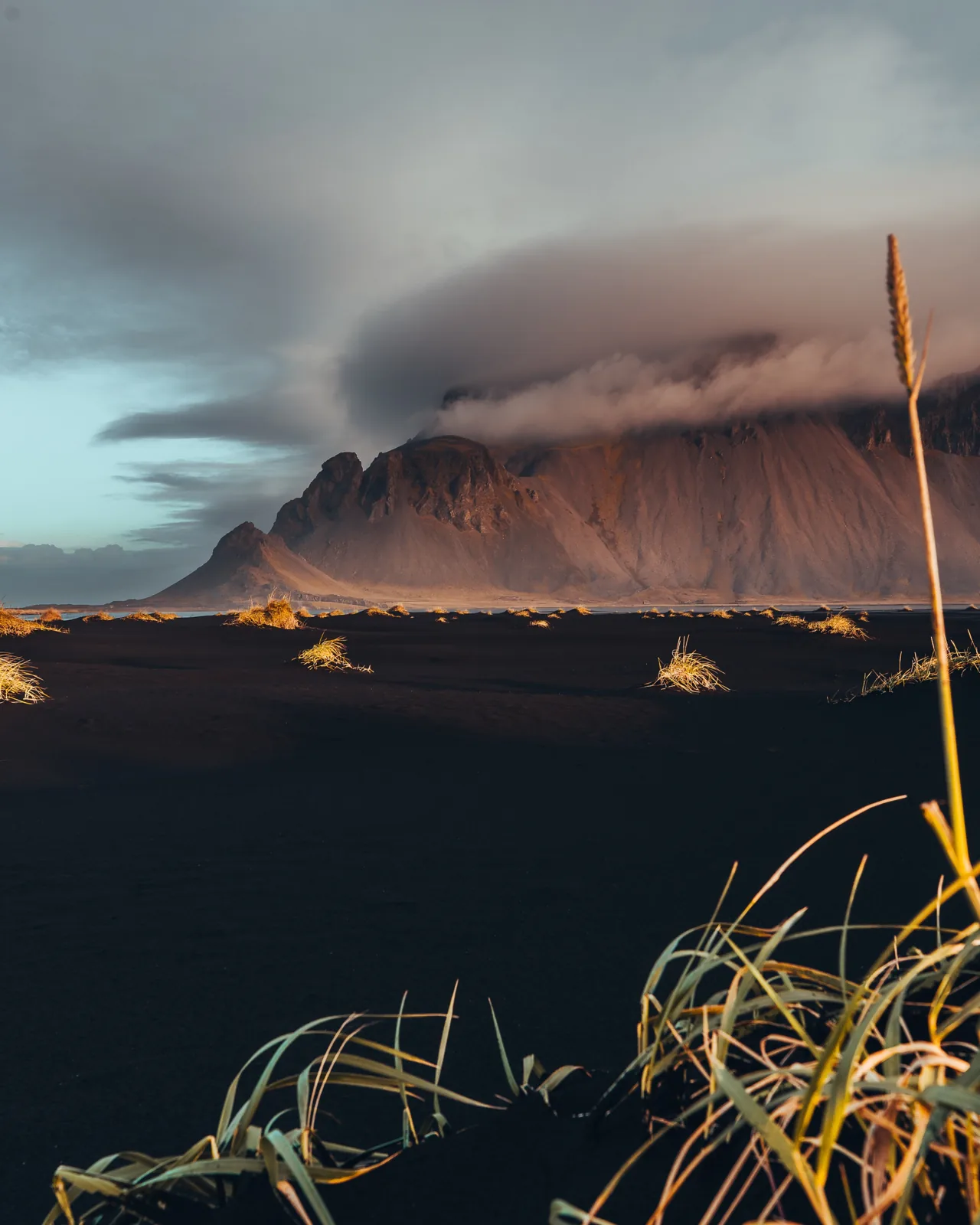 Vestrahorn — Black Sand Storm, fine art photography print